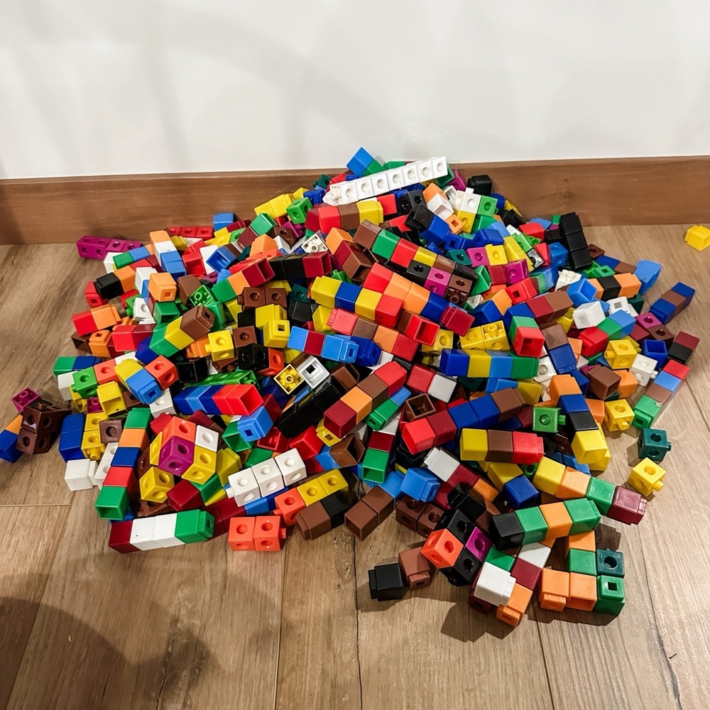 Linking‎ Cubes Math Manipulatives Counting Measuring Addition Patterns 7 Pounds
